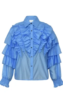 Clearance Bluse - Kimmi - Blue Bluser