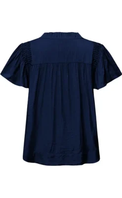 Hot Bluse - Najah - Navy Bluser
