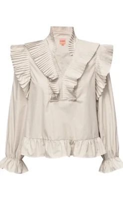 Bluse - Nazli - Creme Bluser