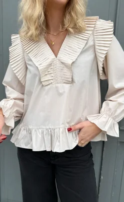 Bluse - Nazli - Creme Bluser