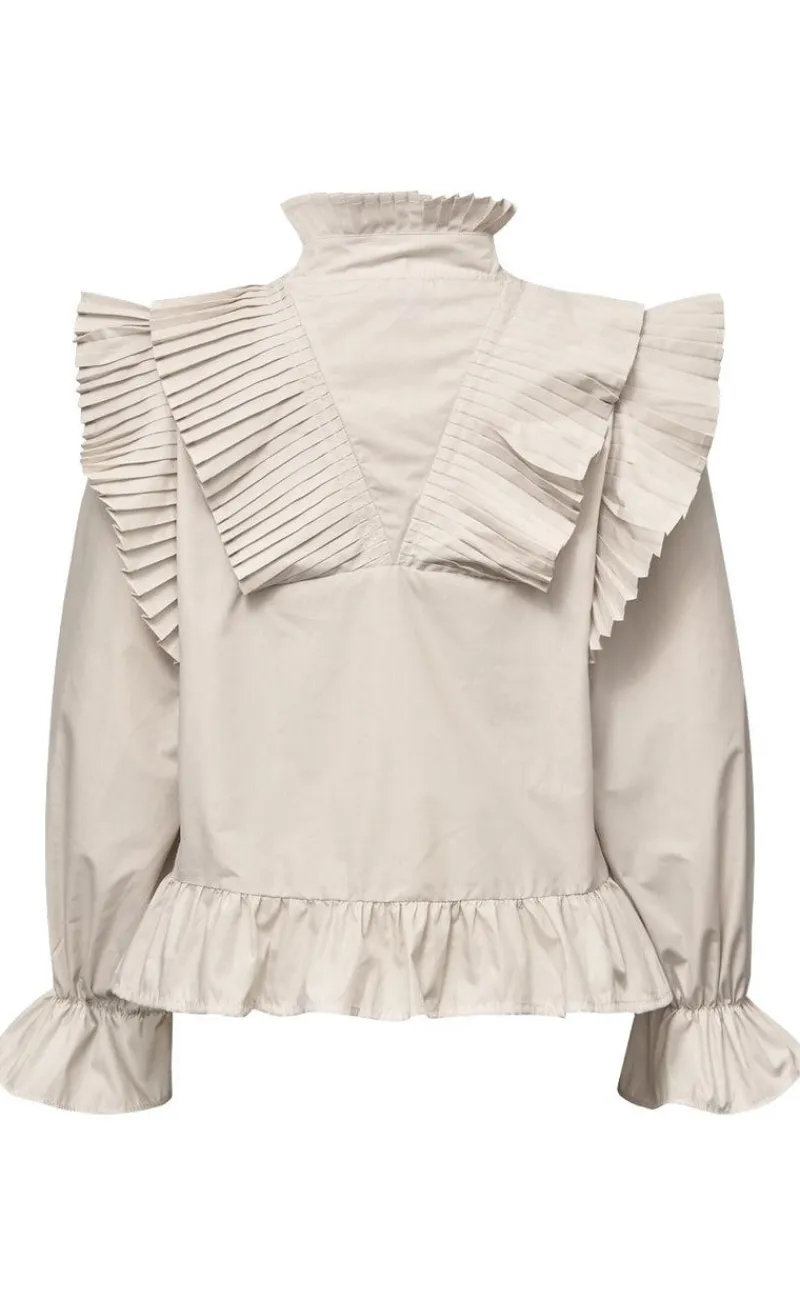 Bluse - Nazli - Creme Bluser