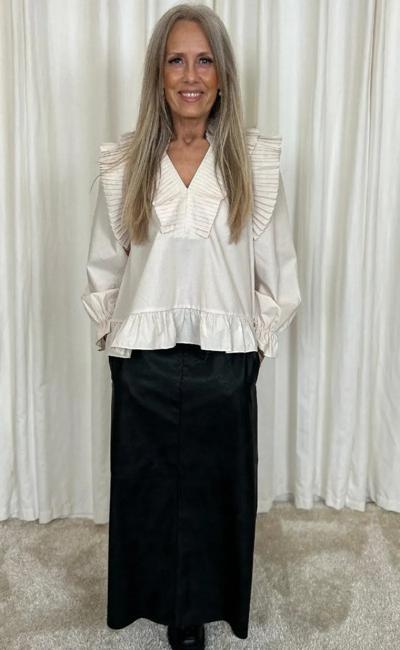 Bluse - Nazli - Creme Bluser