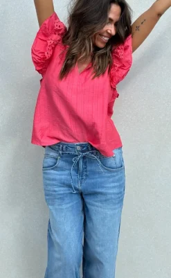 Outlet Bukser - Floria - Blue Denim Bukser & Jeans