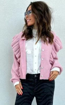 Outlet Cardigan - Annsofi - Soft Rose Cardigans