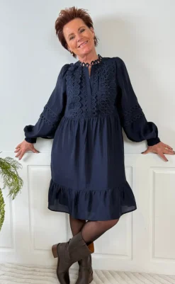 Clearance Kjole - Bell - Navy Kjoler