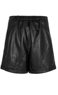 New Shorts - Thilla Leather - Black Shorts
