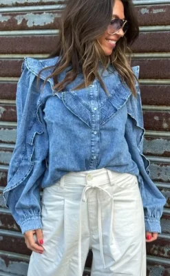 Best Skjorte - Cira - Blue Denim Skjorter