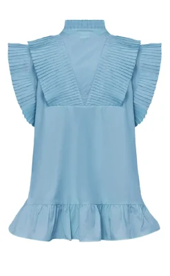 Best Top - Ann - Ice Blue T-shirts & Toppe