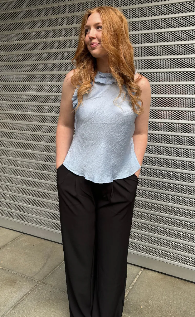 Online Top - Annamie - Light Blue T-shirts & Toppe