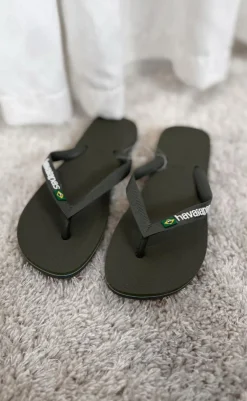 Klipklappere - Brasil Logo - Green Sandaler