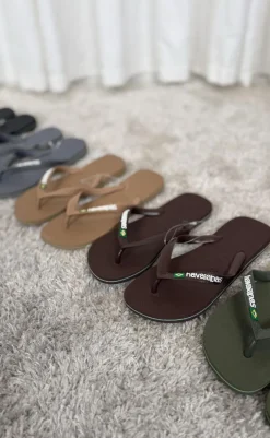 Klipklappere - Brasil Logo - Steel Grey Sandaler