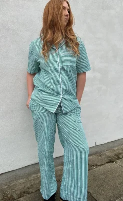 Best Bukser - Rønne Essential - Green/White Bukser & Jeans