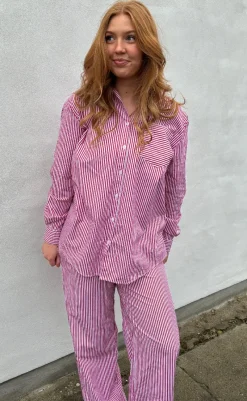 Sale Bukser - Rønne Essential - Red/white Bukser & Jeans