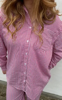 Sale Bukser - Rønne Essential - Red/white Bukser & Jeans