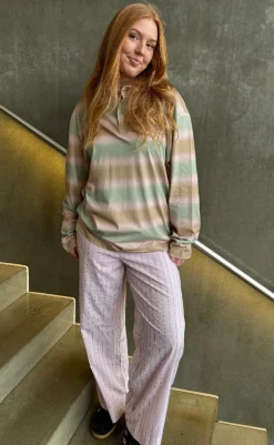 Clearance Bluse - Cash Polo - Dusty Multi Spray Bluser