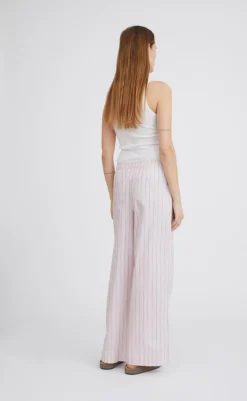 Discount Bukser - Holiday - Dusty Rose Stripe Bukser & Jeans