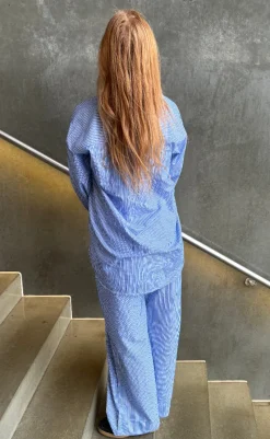 New Bukser - Holiday - Blue Stripe Bukser & Jeans