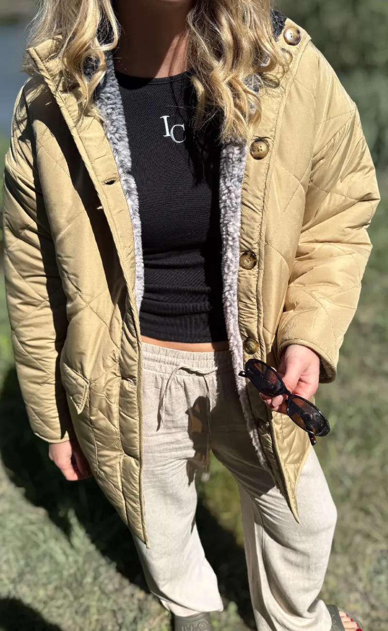 Online Jakke - London - Sand (vendbar) Jakker & Frakker|Alt Overtøj