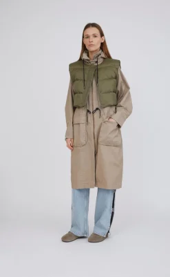 Online Jakke - Sherlock - Sand/Dark Green Moss Jakker & Frakker|Alt Overtøj