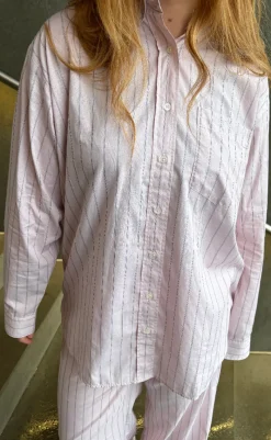 Clearance Skjorte - Holiday - Dusty Rose Stripe Skjorter