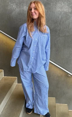 New Skjorte - Holiday - Blue Stripe Skjorter