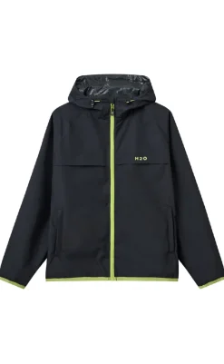 Outlet Regnjakke - Rømø Festival - Navy/Lime Jakker & Frakker|Alt Overtøj