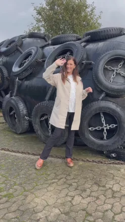 Discount Regnjakke - Rømø Long Unisex - Warm Grey Jakker & Frakker|Alt Overtøj