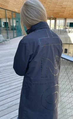 Discount Regnjakke - Rømø Long Unisex - Navy Jakker & Frakker|Alt Overtøj