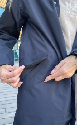 Discount Regnjakke - Rømø Long Unisex - Navy Jakker & Frakker|Alt Overtøj