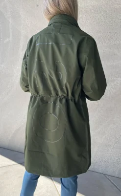 New Regnjakke - Rømø Long Unisex - Army Jakker & Frakker|Alt Overtøj