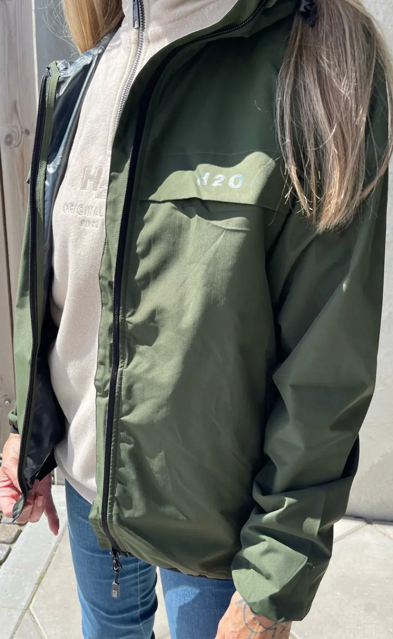 Clearance Regnjakke - Rømø Unisex - Army Jakker & Frakker|Alt Overtøj