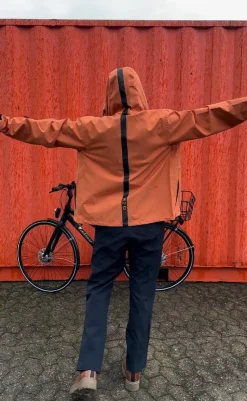 New Regnsæt - Bornholm - Autumn Leaf / Navy Alt Overtøj