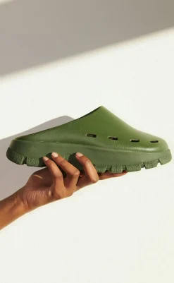 New Sandal - Closed Trek - Army Sandaler