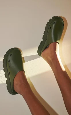 New Sandal - Closed Trek - Army Sandaler