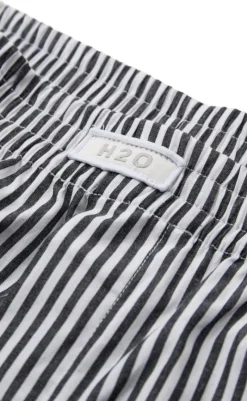 New Shorts - Rønne Essential - Black/White Stripe Shorts