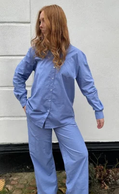 Online Skjorte - Rønne Essential LS - Blue Skjorter