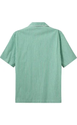 Outlet Skjorte - Rønne Essential - Green/White Skjorter