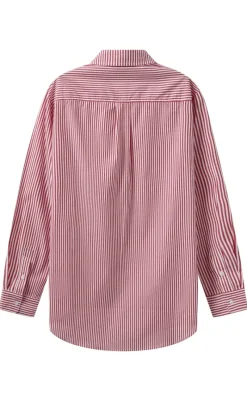 Discount Skjorte - Rønne Essential LS - Red/White Skjorter