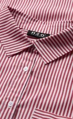 Discount Skjorte - Rønne Essential LS - Red/White Skjorter