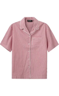 Skjorte - Rønne Essential - Red/White Skjorter