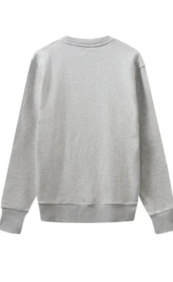 Clearance Sweater - Logo Sweat O'Neck - Lt. Grey Mel Striktrøjer & Sweat
