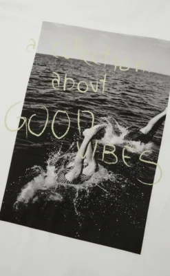 Online T-Shirt - Kap Dan - White/Lime T-shirts & Toppe