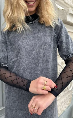 New Bluse - Mesh Turtle Neck - 9 Bluser