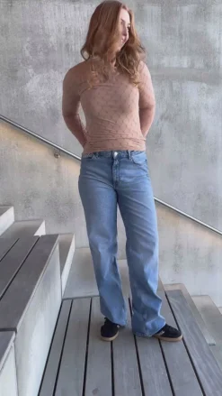 Outlet Bluse - Mesh - Golden Bluser