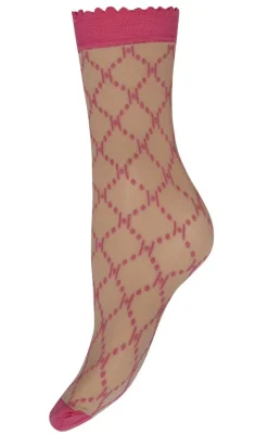 Clearance Strømper - Logo 25d - Pink Strømper & Strømpebukser