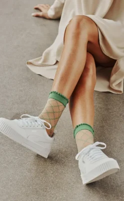 Online Strømper - Logo 25d - Grøn Strømper & Strømpebukser