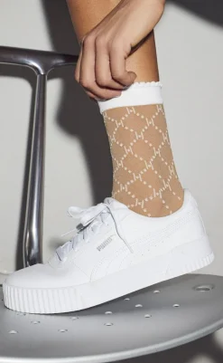 Strømper - Logo 25d - Hvid Strømper & Strømpebukser