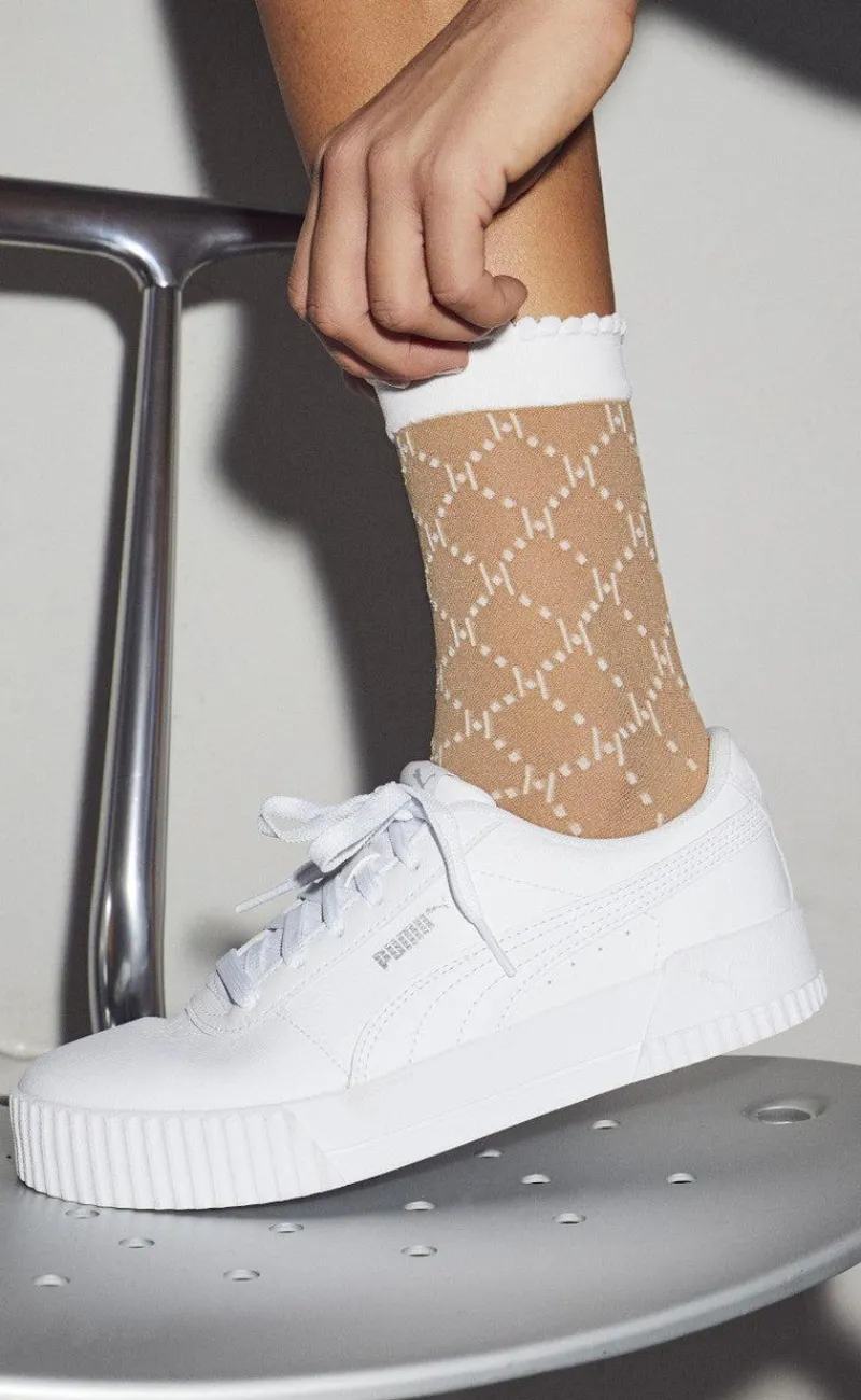 Strømper - Logo 25d - Hvid Strømper & Strømpebukser