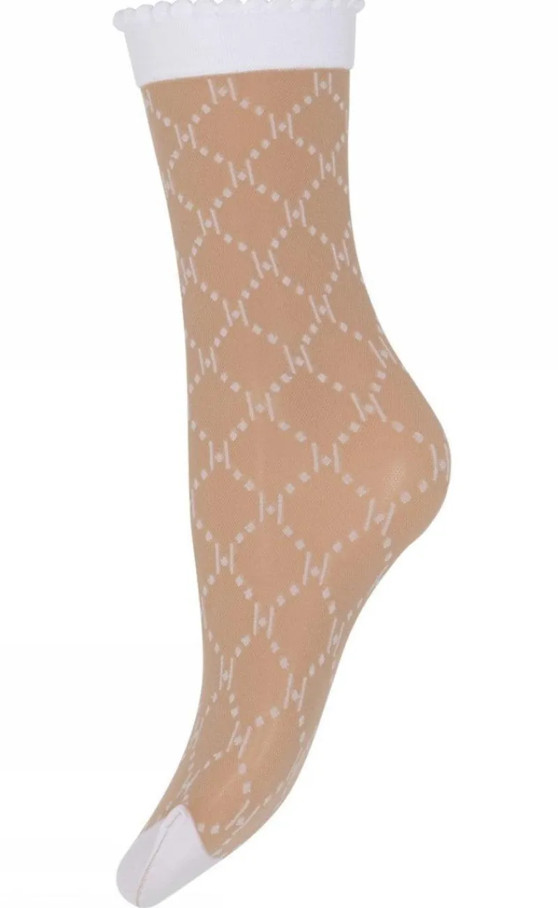 Strømper - Logo 25d - Hvid Strømper & Strømpebukser