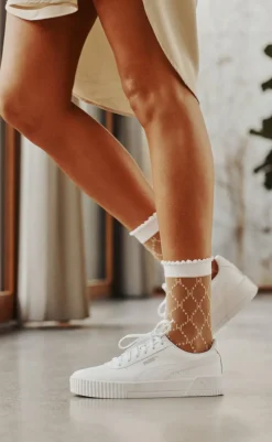 Strømper - Logo 25d - Hvid Strømper & Strømpebukser